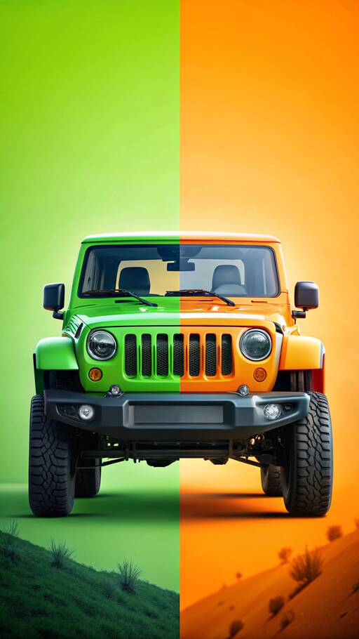 Frischer Wind für Jeep: Joose Orange und Mojito Grün
