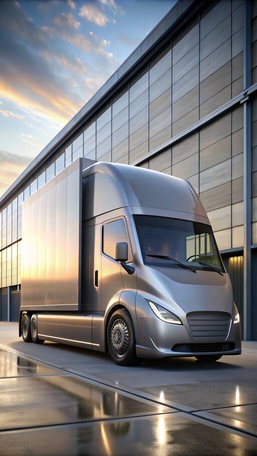 <b>Tesla: Zukunft des Semi-Trucks im Visier</b> • Tesla plant erhebliche Updates für den Semi-Truck, basierend auf Erkenntnissen aus seiner Pilotflotte. Eine bemerkenswerte Änderung sind neue Seitenspiegel für bessere Sicht und Fenster, die statt der bisherigen Klappversion nun als Schiebefenster ausgeführt sind, so Senior Manager Dan Priestley.