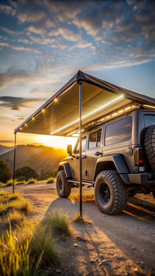 Innovating Adventure Travel: Jeep's Revolutionary Rooftop Tent and Awning