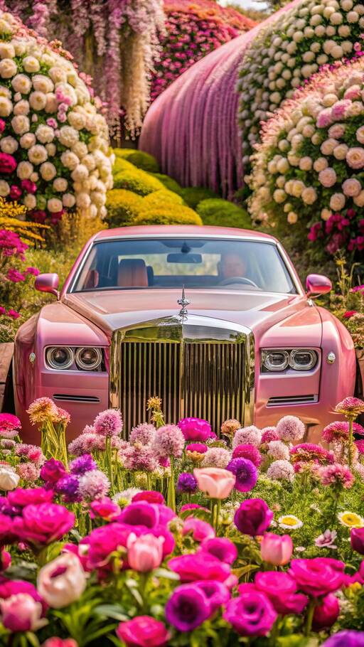 Un Spectre Enchanteur : Rolls-Royce Épate avec sa Version Florale